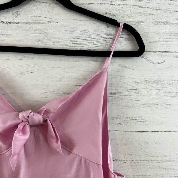 BP Pink Spaghetti Strap Tie Front Tank Top Size 2X - Picture 4 of 8
